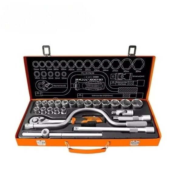 Socket Wrench - 155424 24개 1/2인치 공구 렌치 도구