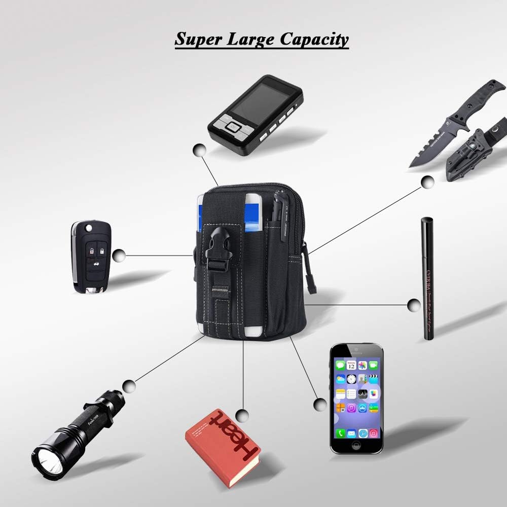 전술 몰리 벨트 파우치 군용 허리 가방 EDC 도구 주 - Tool Bag 리뷰 및 가격