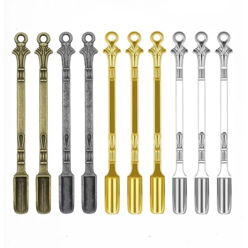 3개 6개 80mm 다색 금속 스너프 스푼 미니 휴대용 - Tools Youtube 리뷰 및 가격