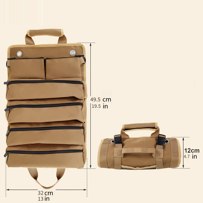 1 PCS 다기능 대용량 롤업 키트, 캔버스 도구 롤  - Tool Bag 리뷰 및 가격