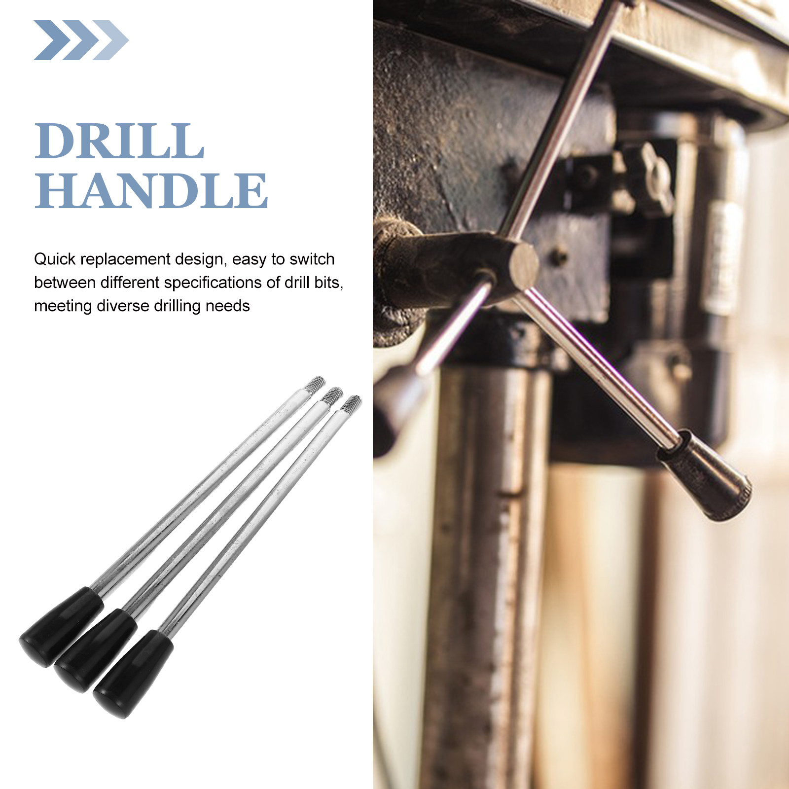 2Pcs 벤치 드릴 핸들 M8 회전식 크랭크 클램핑 핸 - Drill Press 리뷰 및 가격