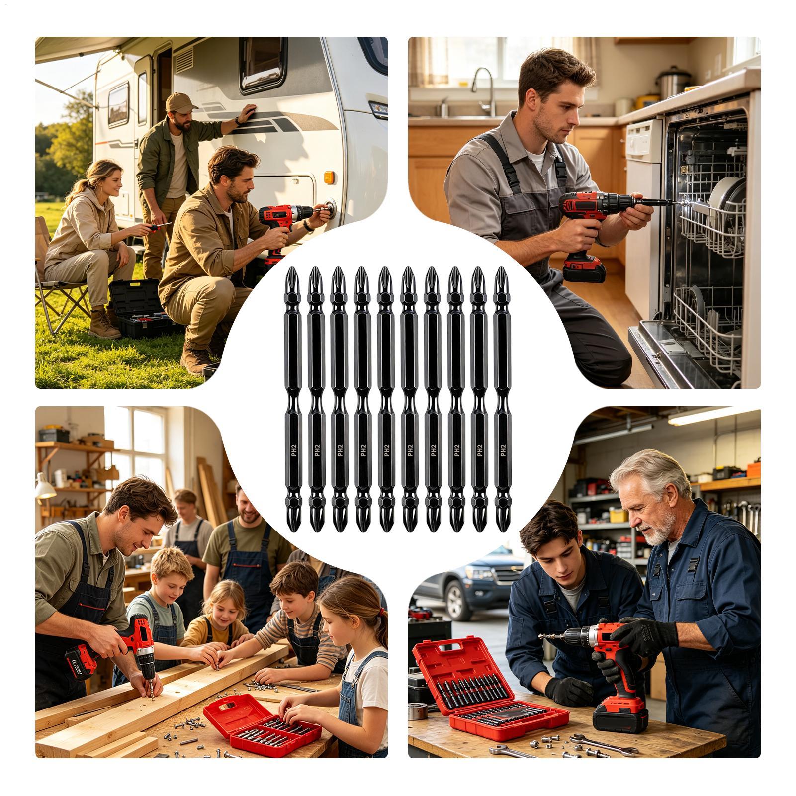 자석식 비트 양면 자석 밀링 드릴 헤드 키트 산업 건설 - Screwdriver Set 리뷰 및 가격